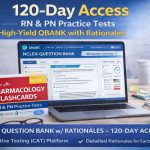 NCLEX Question Bank Platform – 120-Day Access | RN & PN High-Yield Practice QBank with Rationales