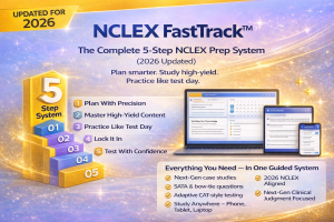NCLEX FastTrack™  The Proven 5-Step System to Pass the NCLEX with Confidence (NGN-Ready | 2026 Updated)